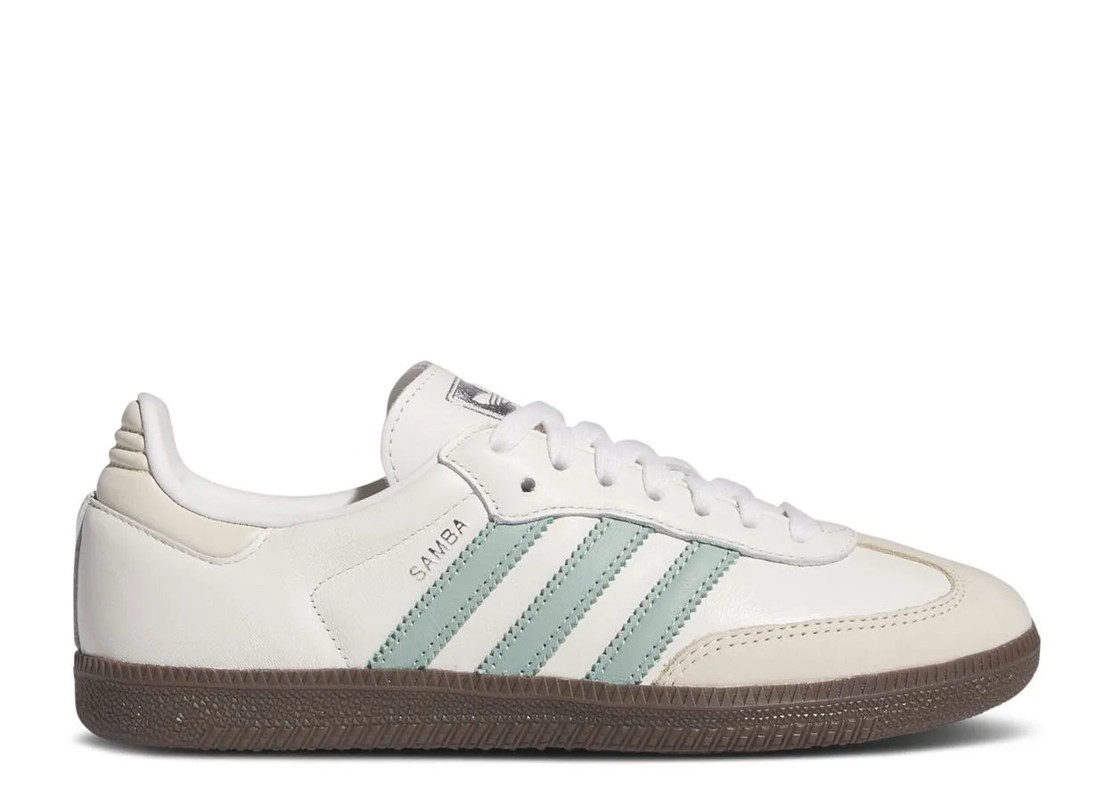 Adidas Samba OG Hazy Green Street Casual Loafer Style