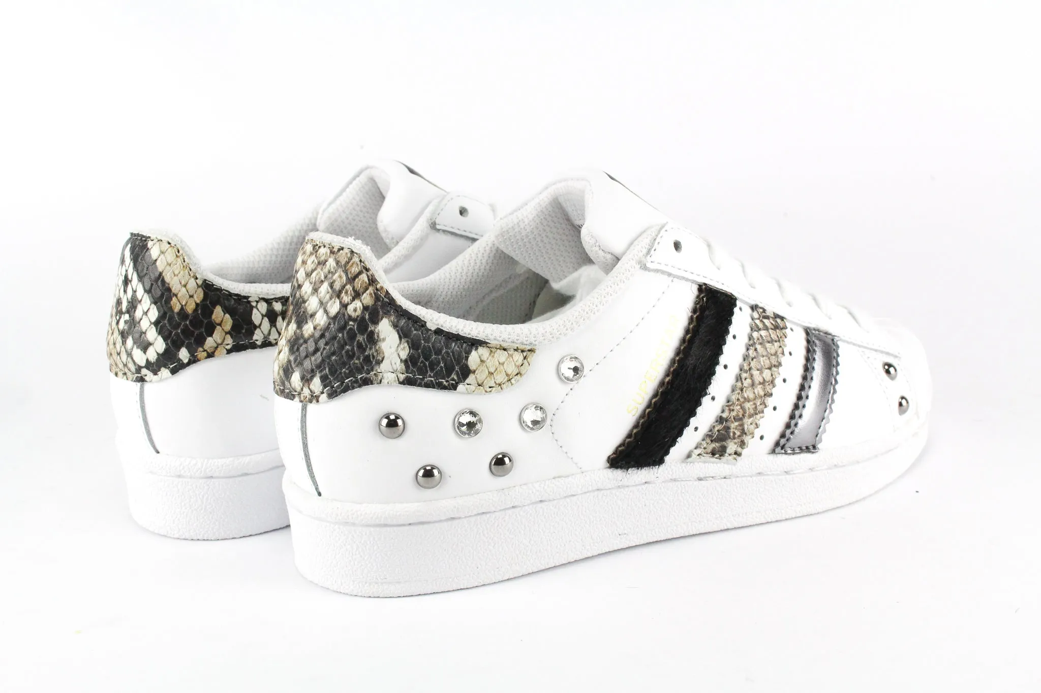 Adidas Superstar Pitone Cavallino Nero & Borchie Street Explorer Mood Match