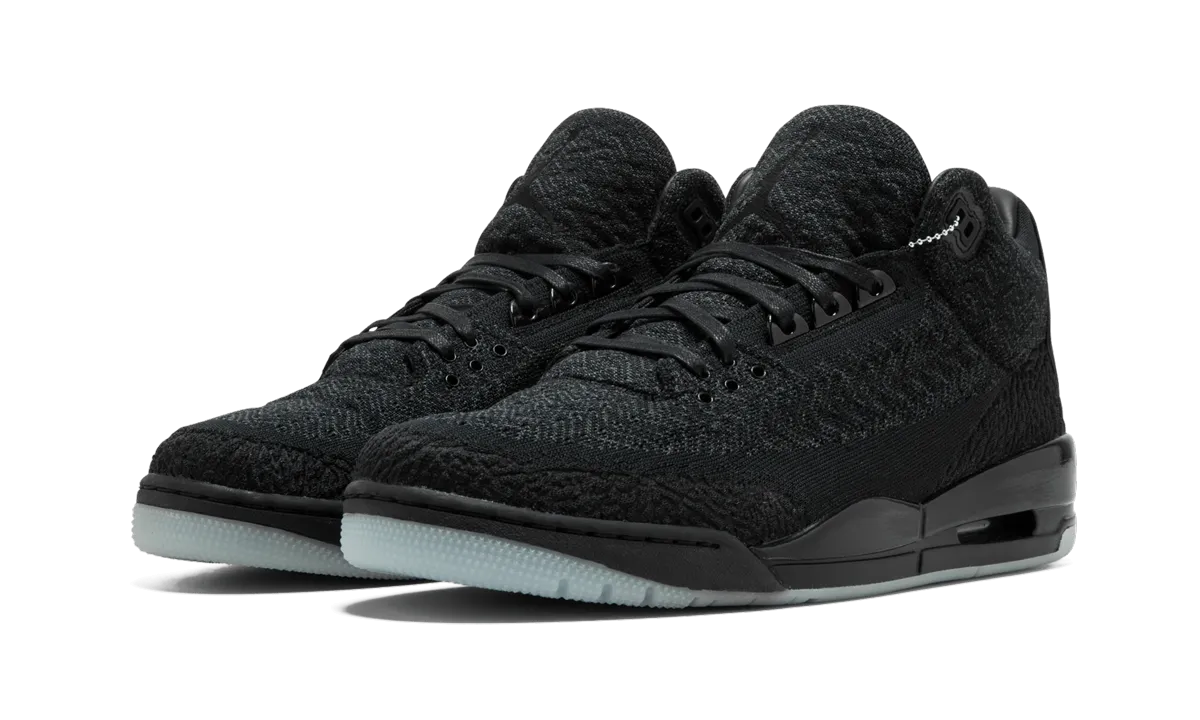 Air Jordan 3 Retro Flyknit "Black Cat" workout shoes