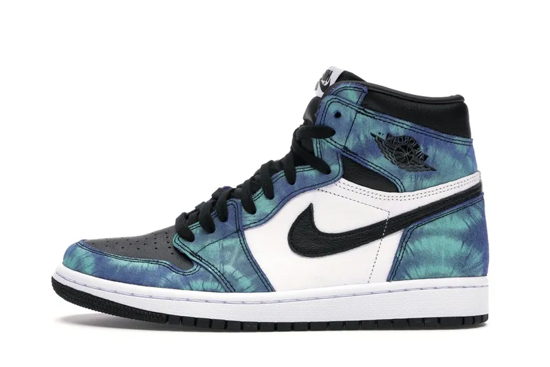 Nike Jordan 1 Retro High Tie Dye (W) 2020 (CD0461-100) Women Size 6W-11W Shoes Driving Comfort Soft Upper