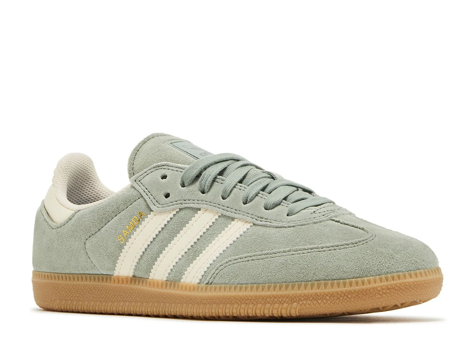Adidas Samba Silver Green Wonder White Comfy Walk City Edge