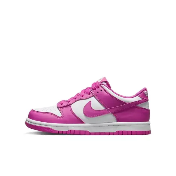Elastic Lacing Weekday Style Nike Dunk Low "Active Fuchsia" Pre-school