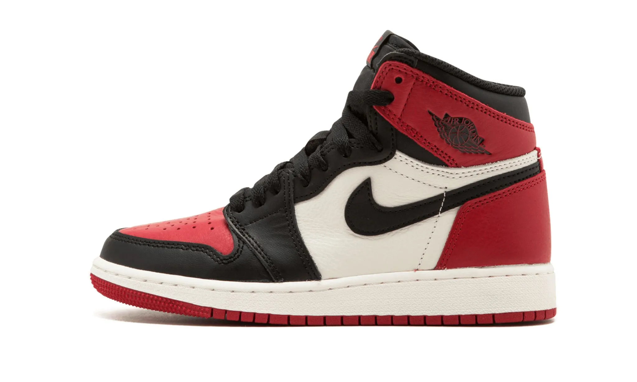 Air Jordan 1 Retro High OG Bred Toe Fit Daily Ergonomic Fit