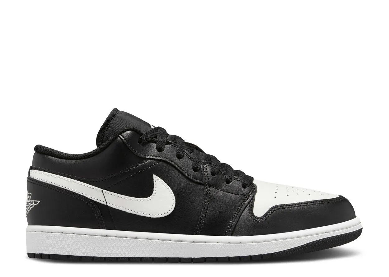 Open Walk Air Jordan 1 Low Black Summit White