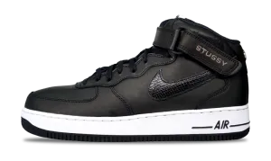 Jogging Ease Grip Ready nike Air Force 1 Mid x Stussy Black Snakeskin 2022 (DJ7840-001) Size 5-14