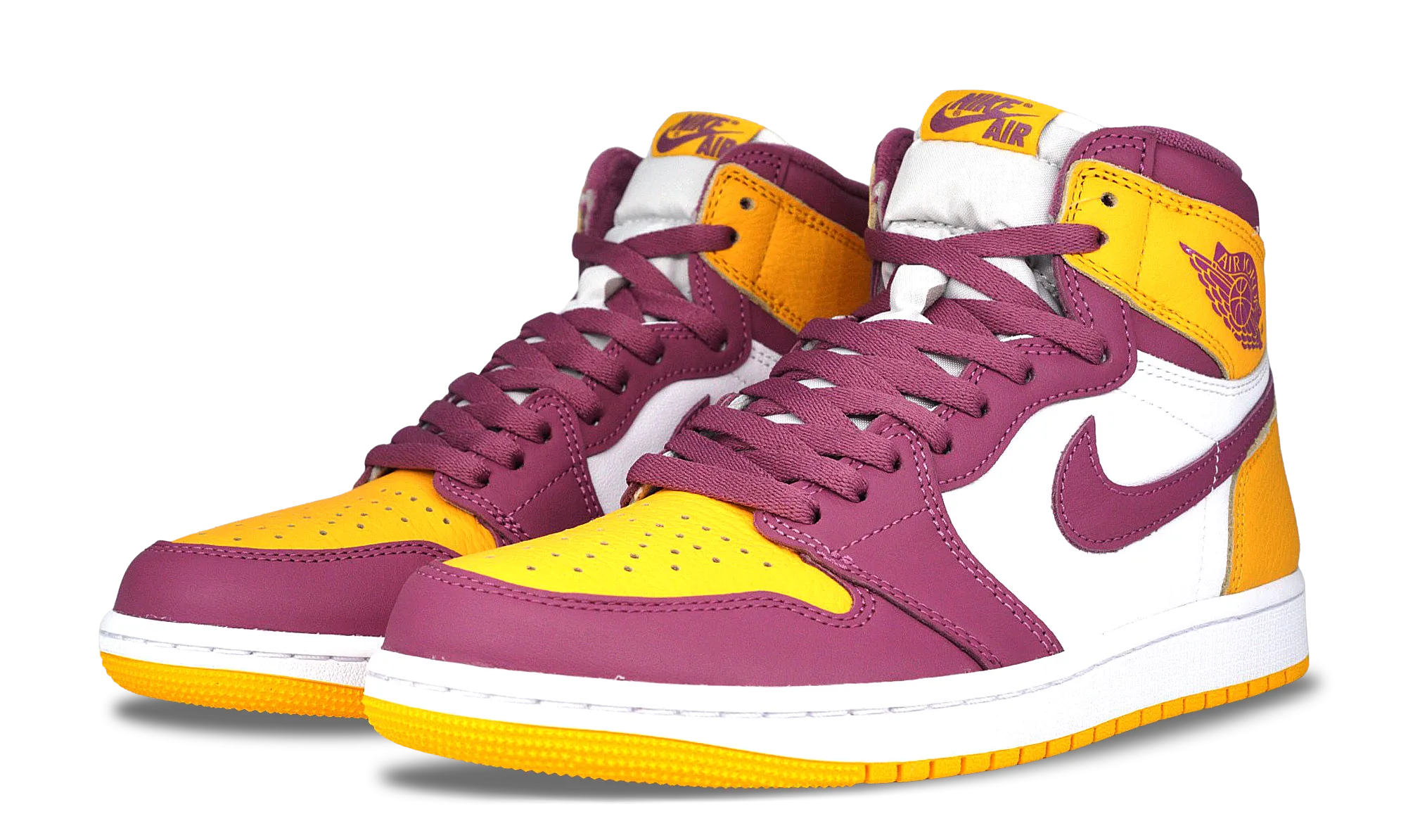 Neon Bright Quick Steps Nike Jordan 1 Retro High OG Brotherhood 2022 (555088-706) Men's Size 7-12