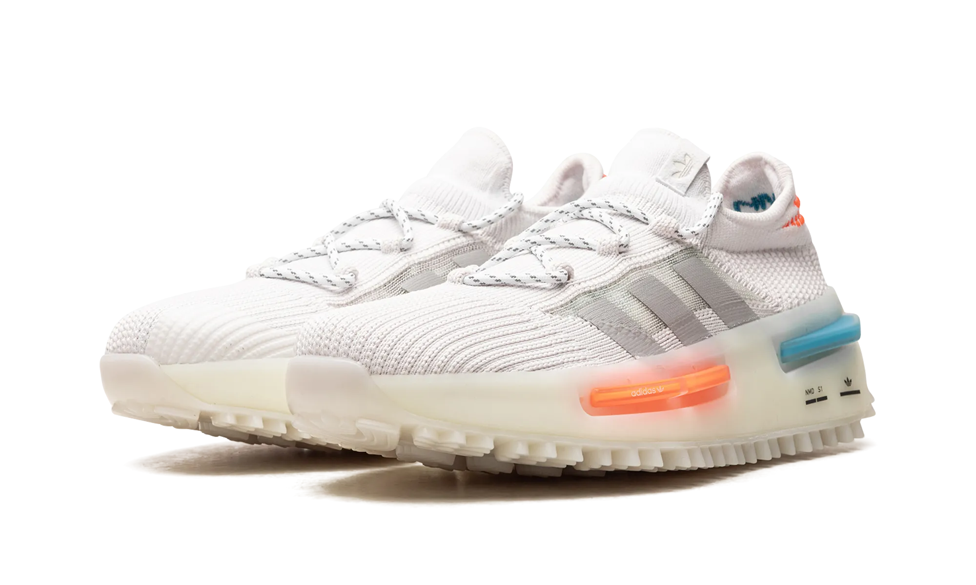 NMD S1 "Footwear White Blue Orange" Ultra Breathable Walk Around