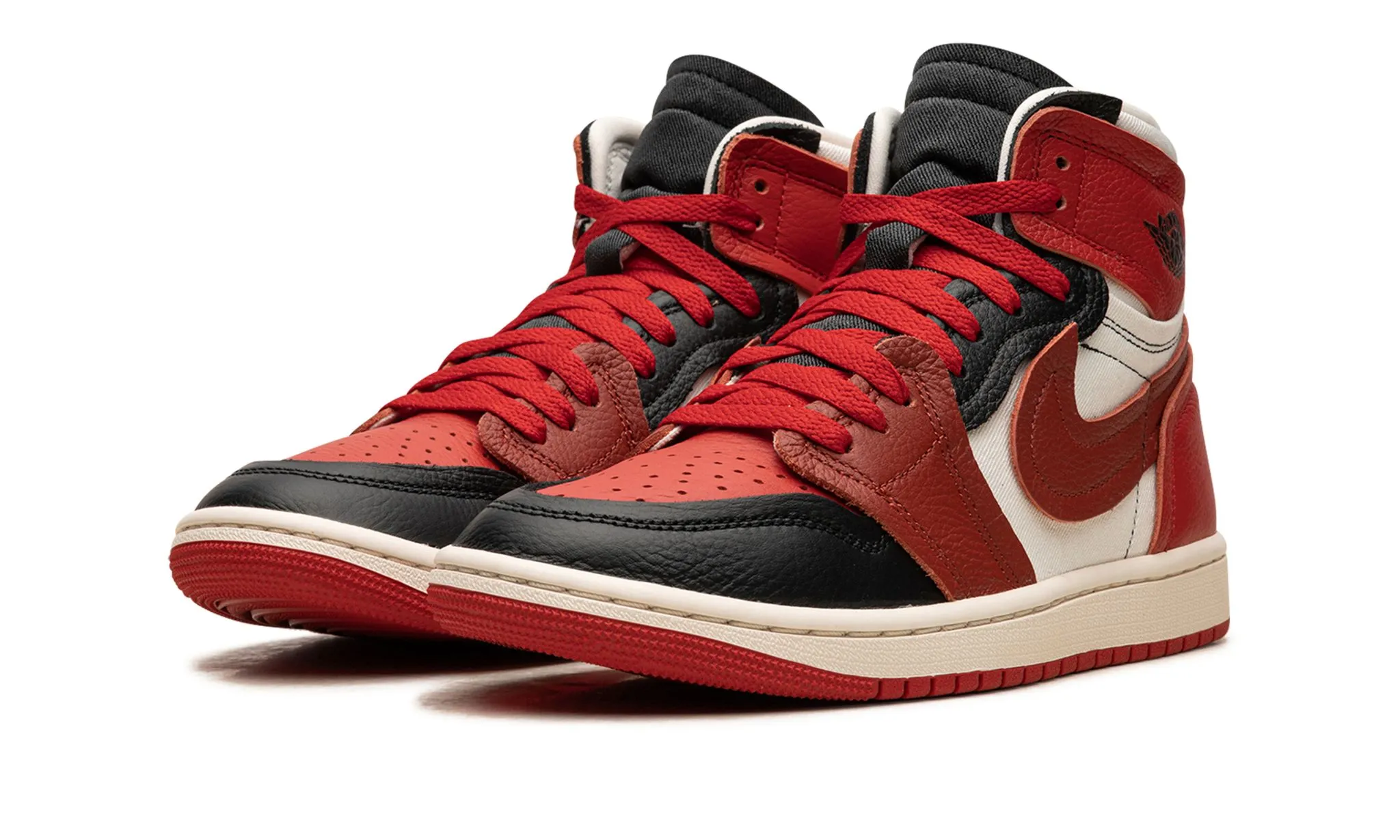 Wmns Air Jordan 1 High Method of Make 'Sport Red' Skip Step Refresh Walk