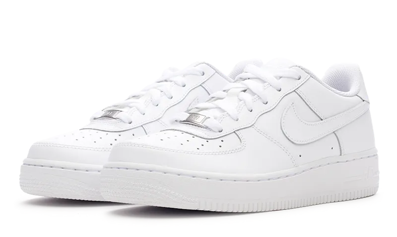 Nike Air Force 1 Low GS 'Triple White' Chill Look