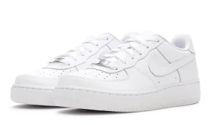 Nike Air Force 1 Low GS 'Triple White' Chill Look
