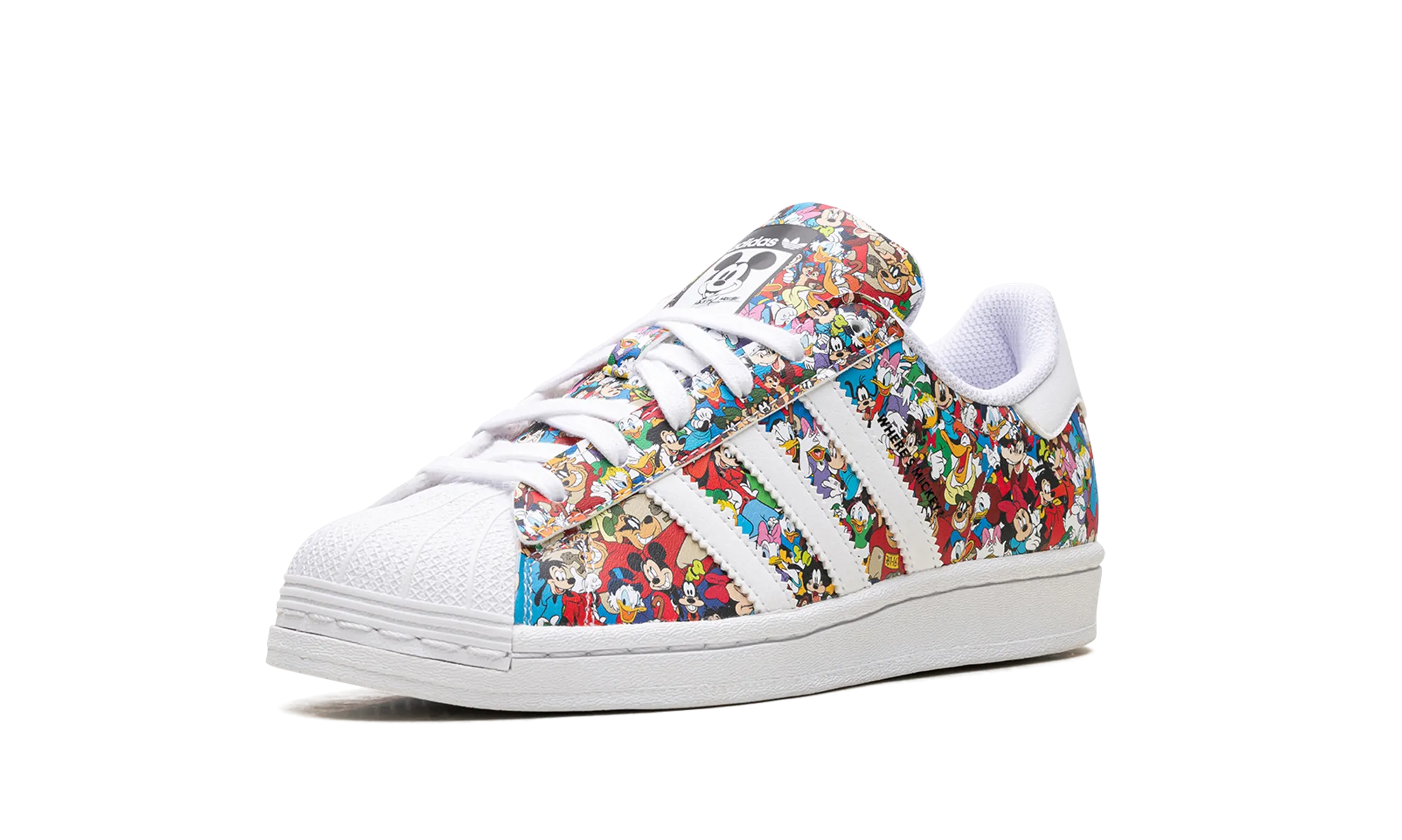 Superstar GS "Disney Mickey Core Black Cloud White Wonder White" Flexible Motion Spring Style