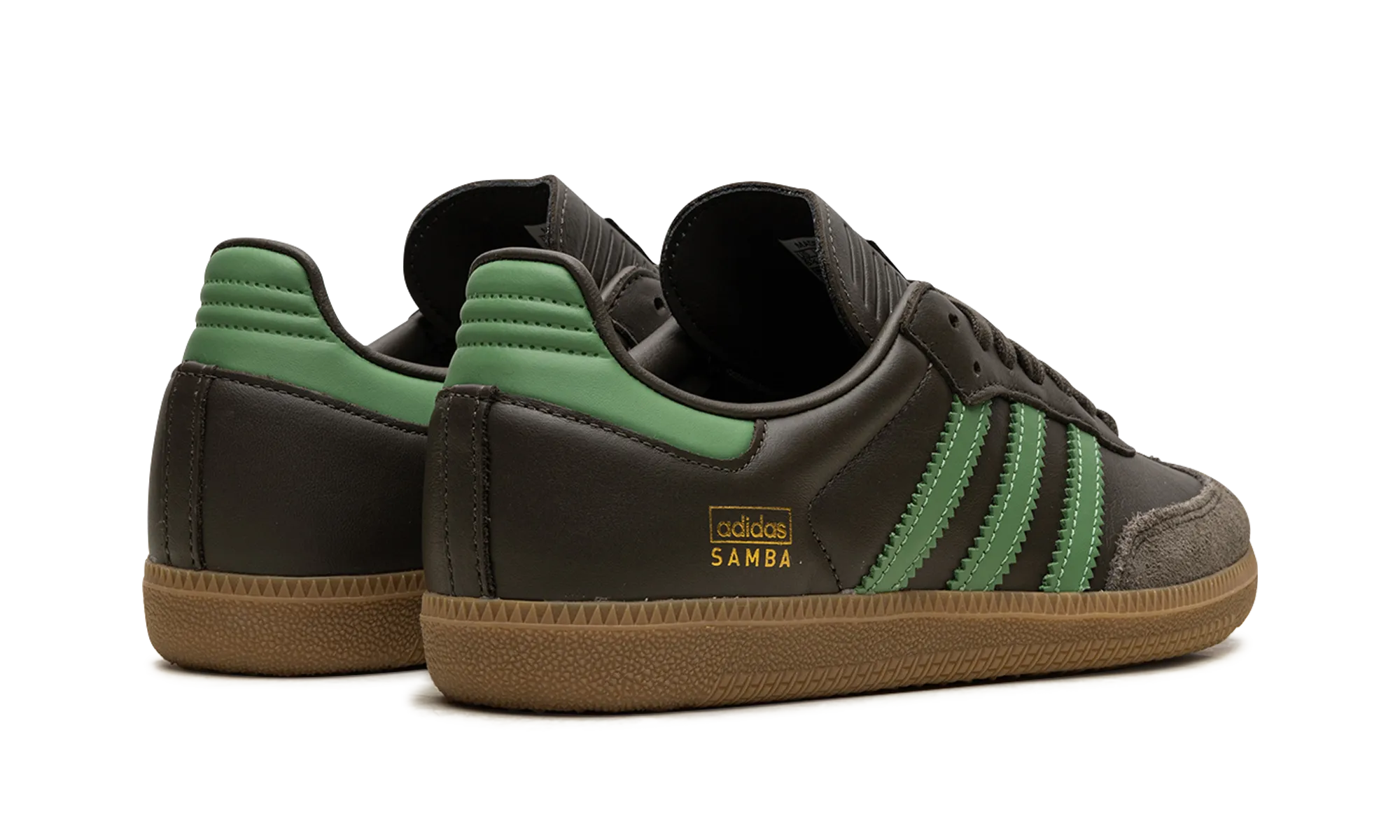 Reinforced   toe Comfort Guarantee SAMBA OG "Green and Brown"