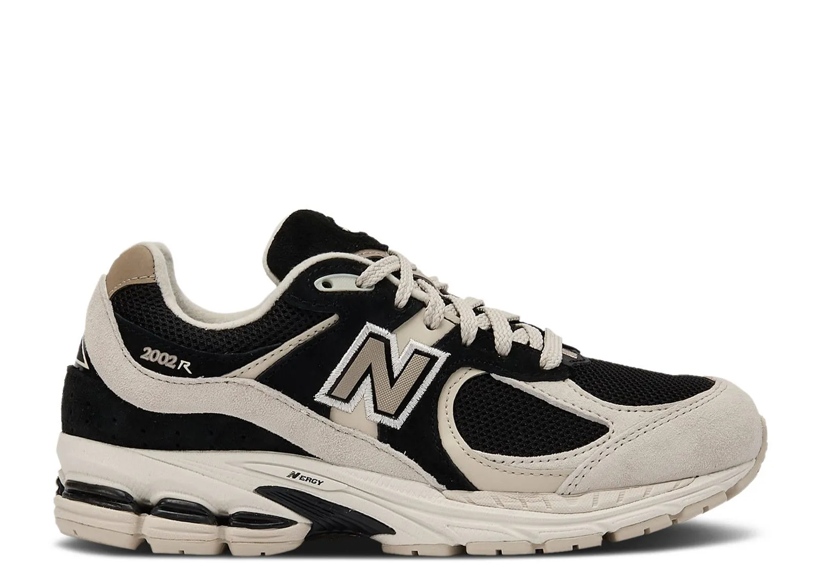 Breathable   lining New Balance 2002R Black Beige Tan