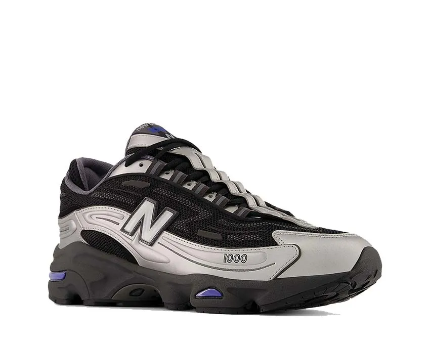 On The Run Timeless Fit New Balance 1000D "Silver Black"