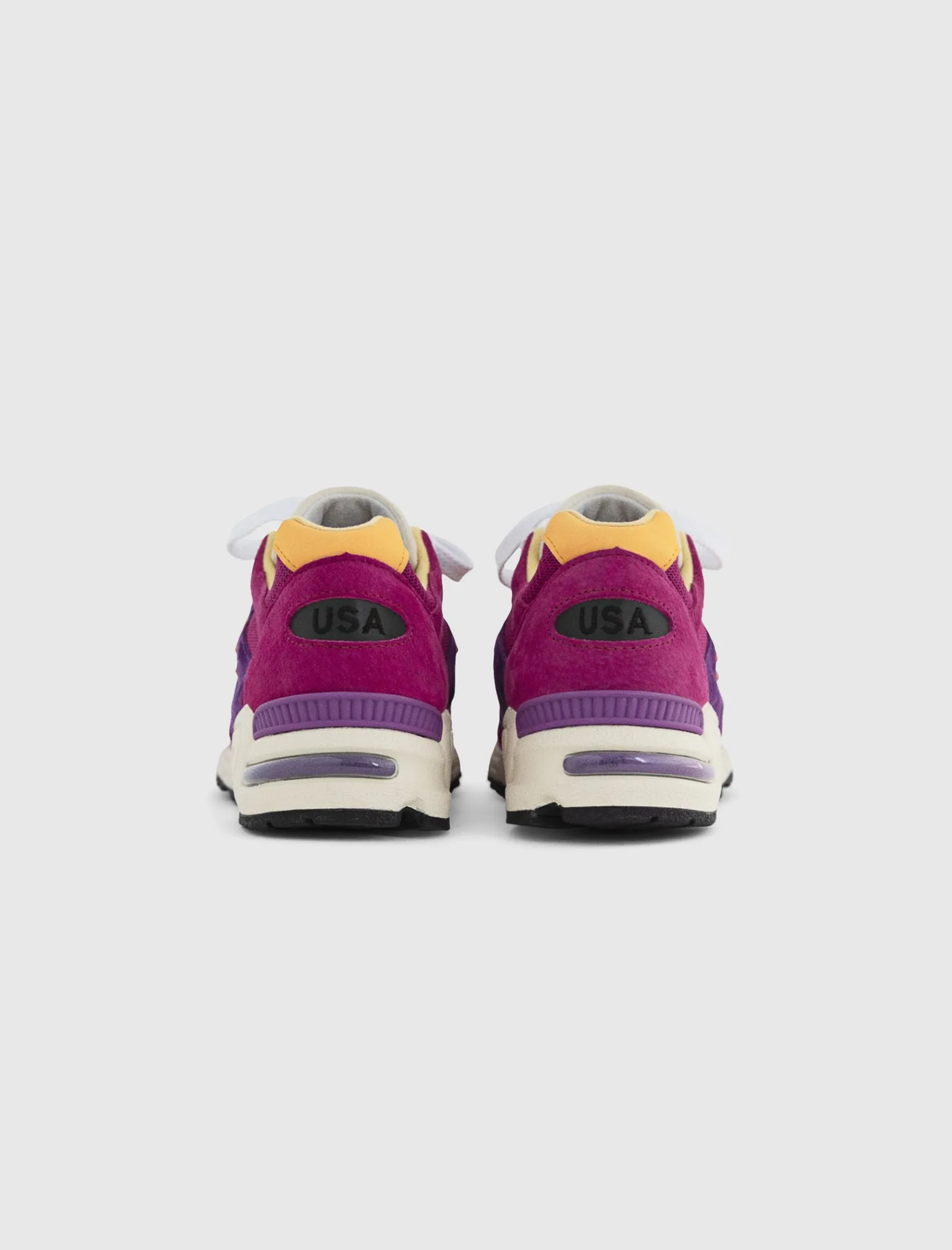 990 V2 MADE IN USA "PINK/PURPLE" School Style Pearl Shine