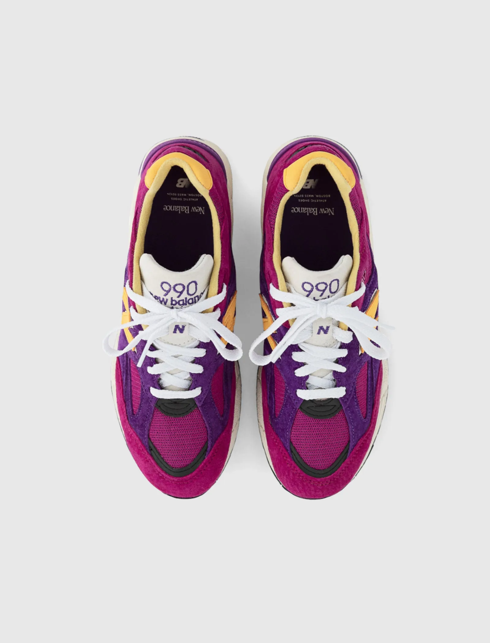 Comfort Ankle 990 V2 MADE IN USA "PINK/PURPLE"