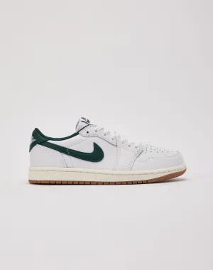 Stone Gray Cushioned Footbed Jordan Air Jordan 1 Retro Low OG 'Oxidized Green'