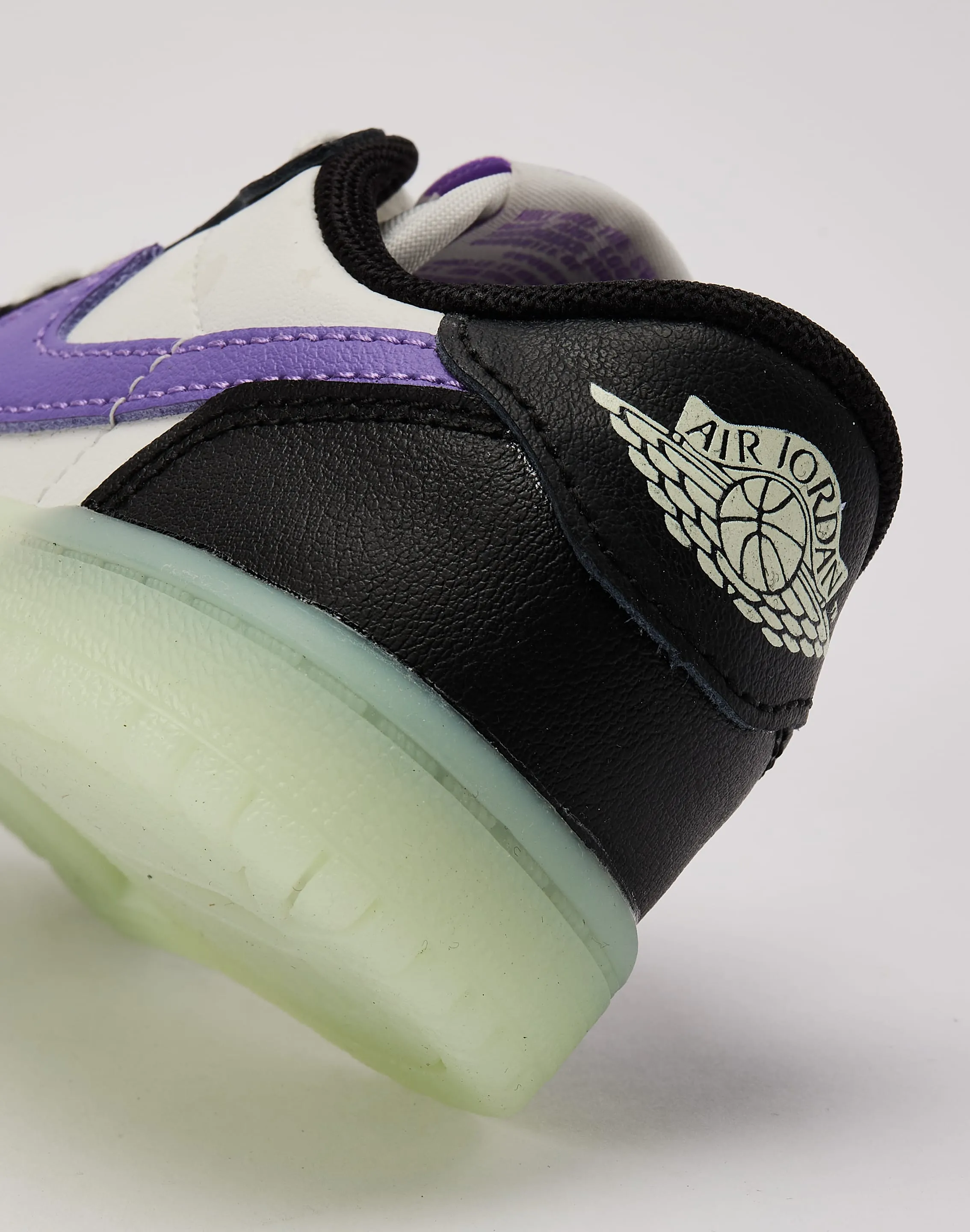Jordan Air Jordan 1 Retro Low OG 'Black Raspberry' Toddler Ventilated Stud Cool