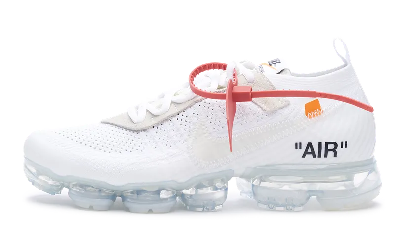running in track and field meets shoes EVA - sole shoes Nike Air VaporMax x OFF-WHITE Part 2 (AA3831-100) Men's Size 9-12
