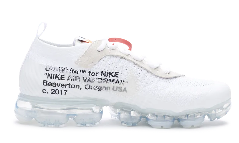 energy - returning - midsole - feature shoes Nike Air VaporMax x OFF-WHITE Part 2 (AA3831-100) Men's Size 9-12