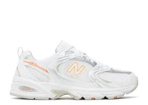 New Balance 530 White Silver Retro Orange Lead Hike Rock Path