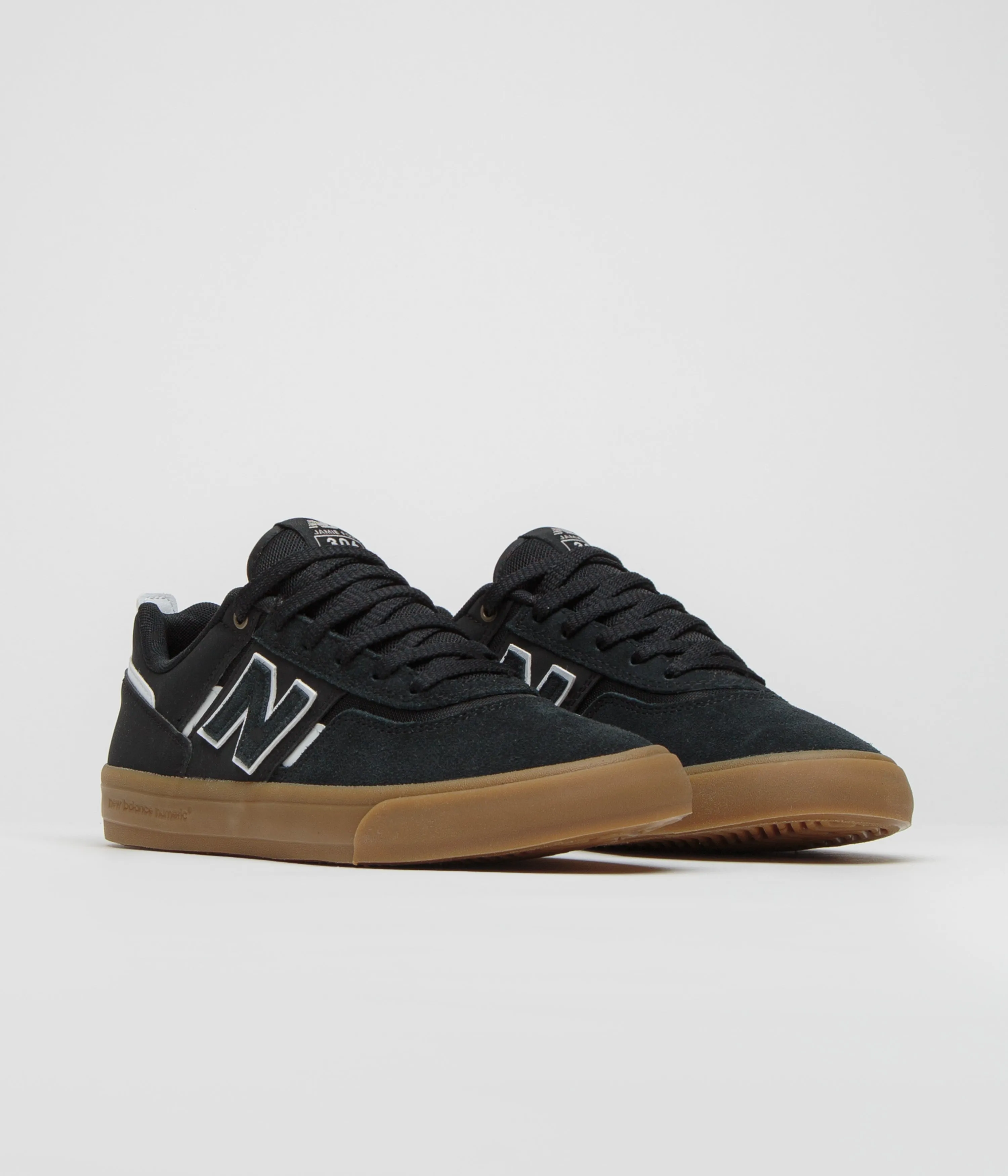 Modern Edge Petite Fit Mesh New Balance Numeric 306 Jamie Foy Shoes - Black / Gum / White