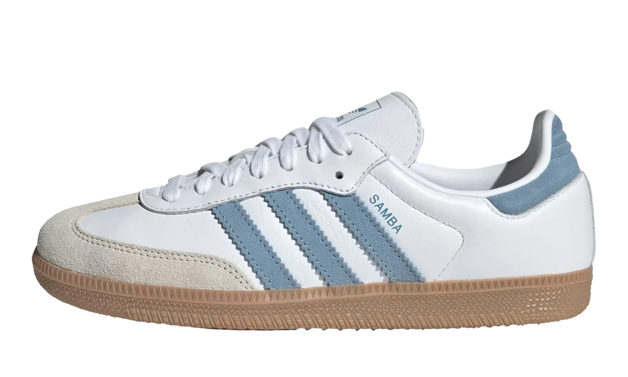 Samba OG WMNS "White / Ash Blue" Breathable Build