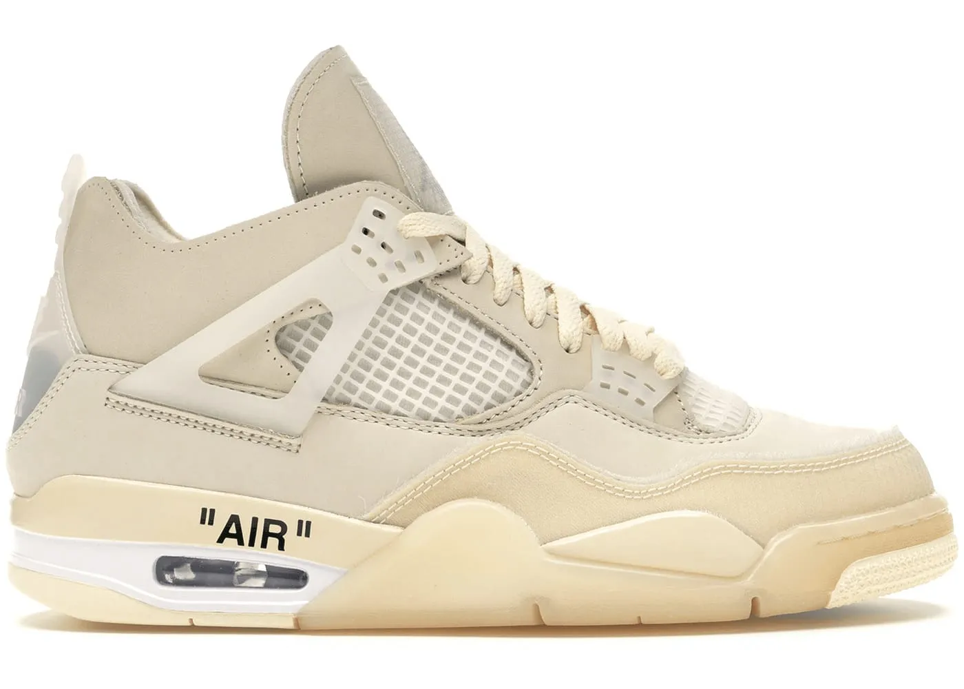 Jordan 4 Retro Off-White Sail (Women's) Soft Interior Cozy Lining