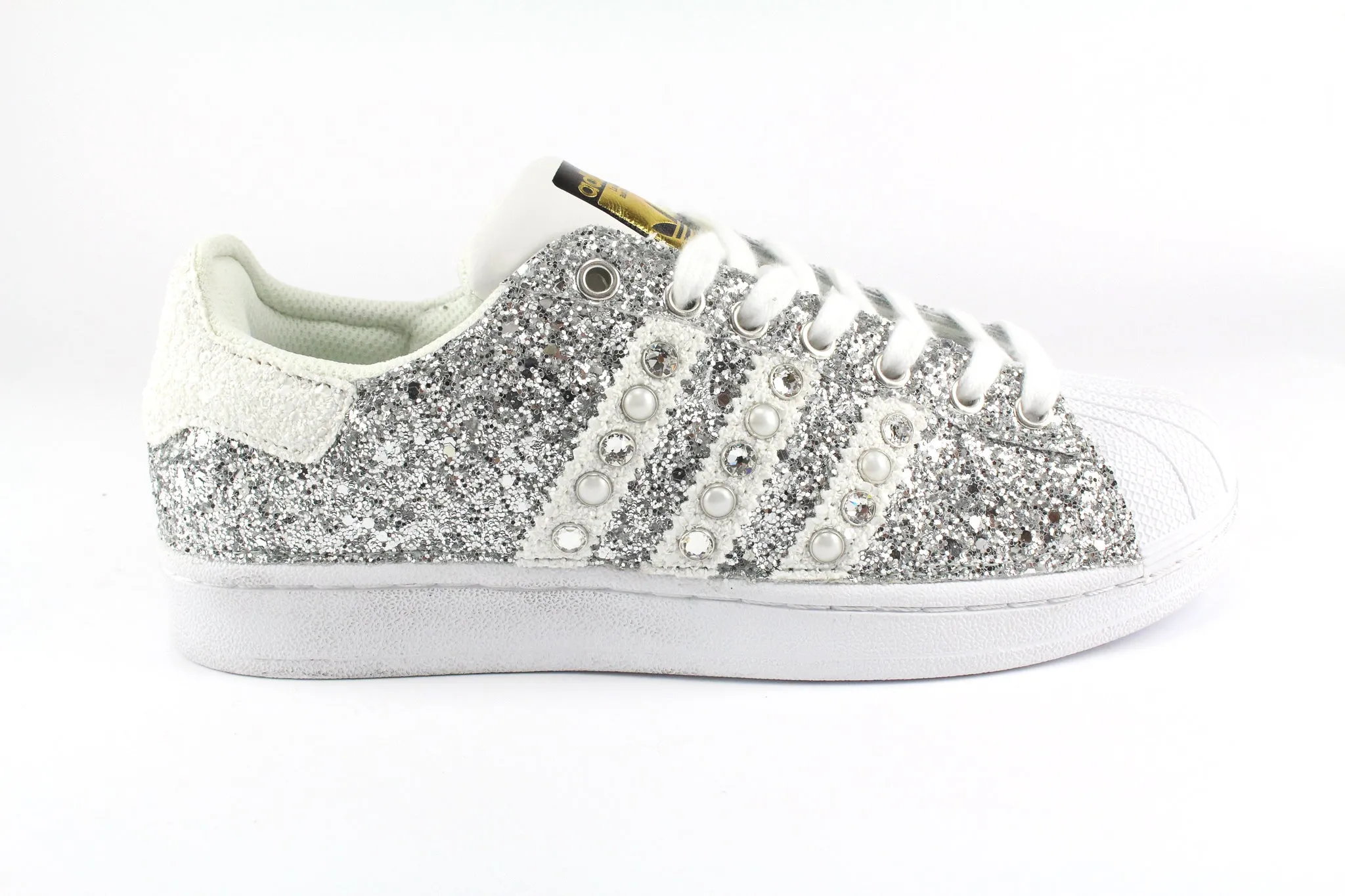 Fashionable Style Adidas Superstar Total Glitter & Strass