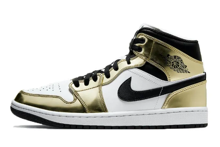Foot Ease Nike Jordan 1 Mid SE Metallic Gold 2020 (DC1419-700) Men's Size 8-13