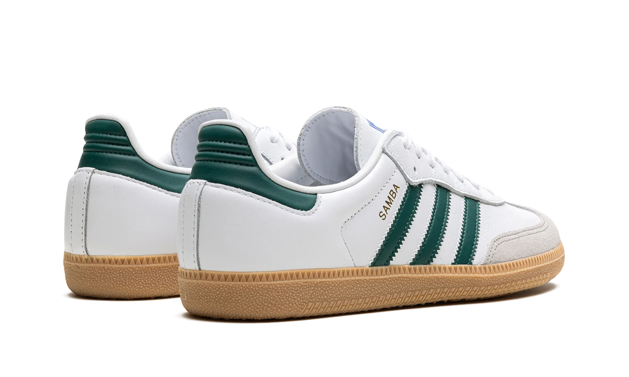 Slim Shape No Fuss Samba OG GS "White Collegiate Green Gum"