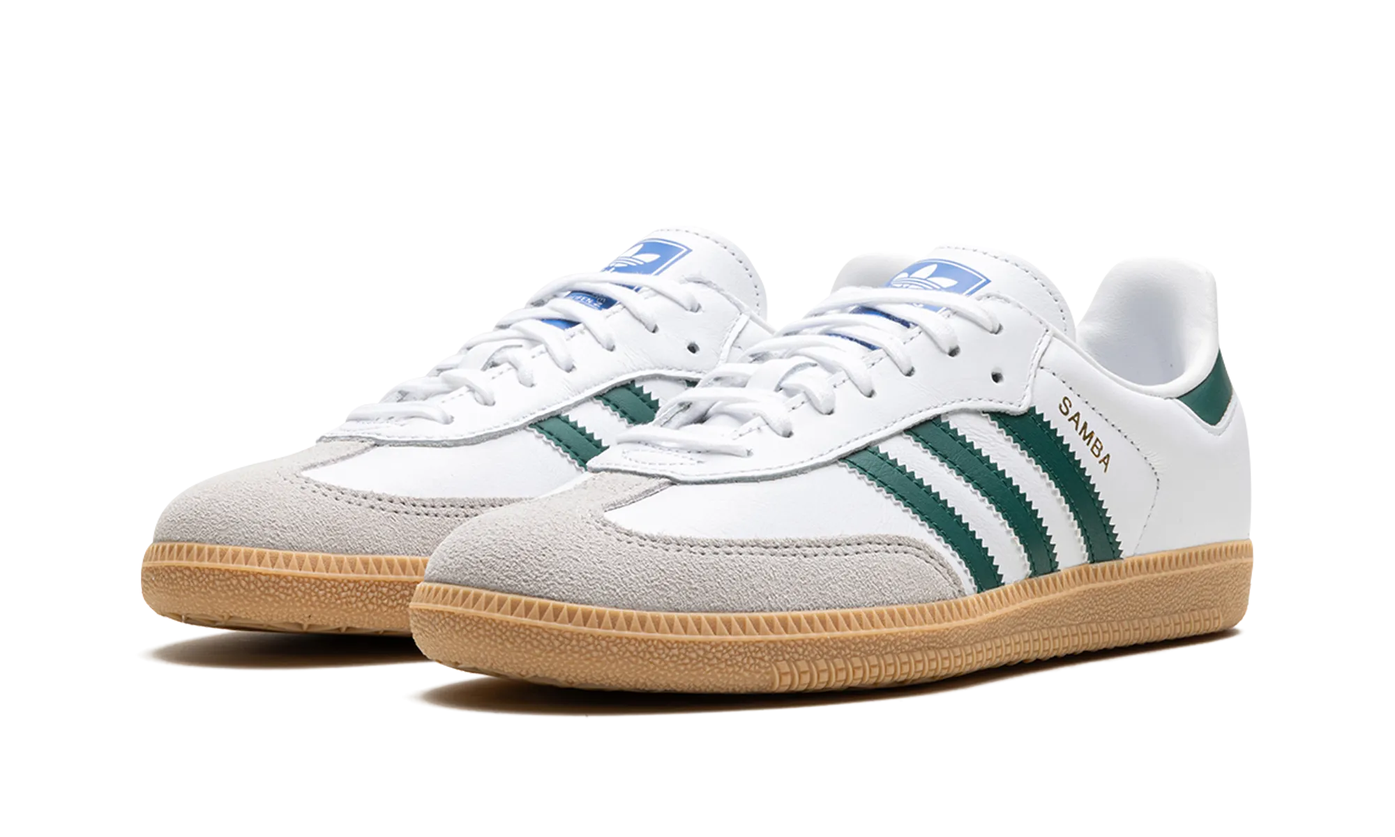 Long Walks Samba OG GS "White Collegiate Green Gum"