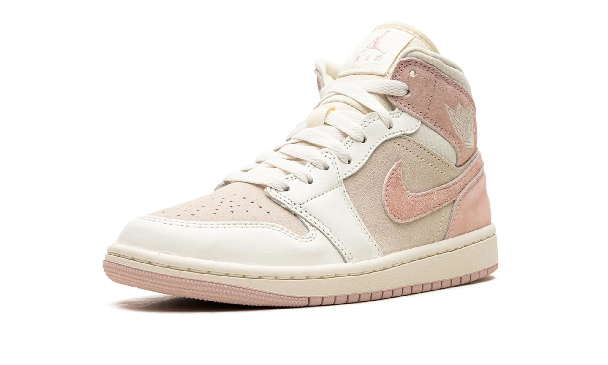 Wmns Air Jordan 1 Mid SE 'Seersucker' Daily Move