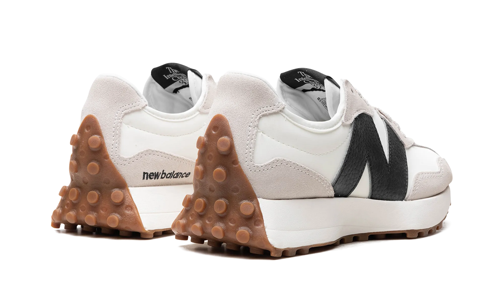 Modern Casual sports shoes 327 WMNS "Moonbeam Black"