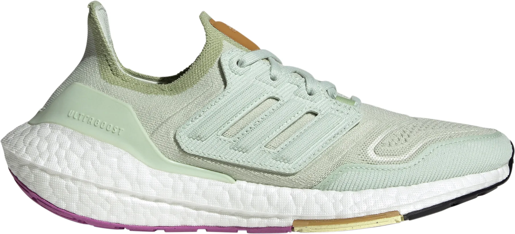 Quick Hop Move Naturally adidas Ultra Boost 22 Womens Running Shoes - Green