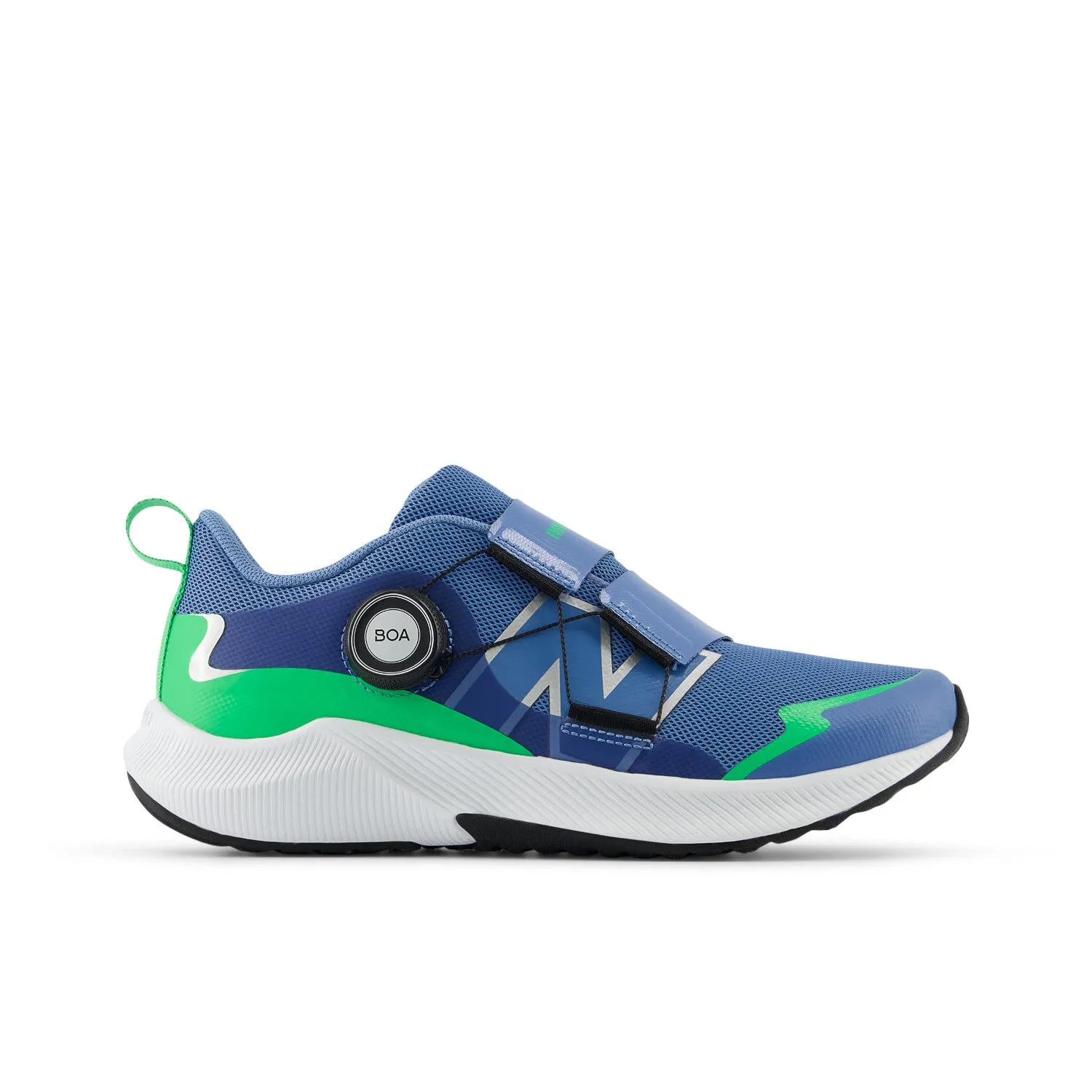 KID'S DYNASOFT REVEAL V4 BOA GRADE-SCHOOL - BG4 BLUE LAGUNA/GREEN Clean White