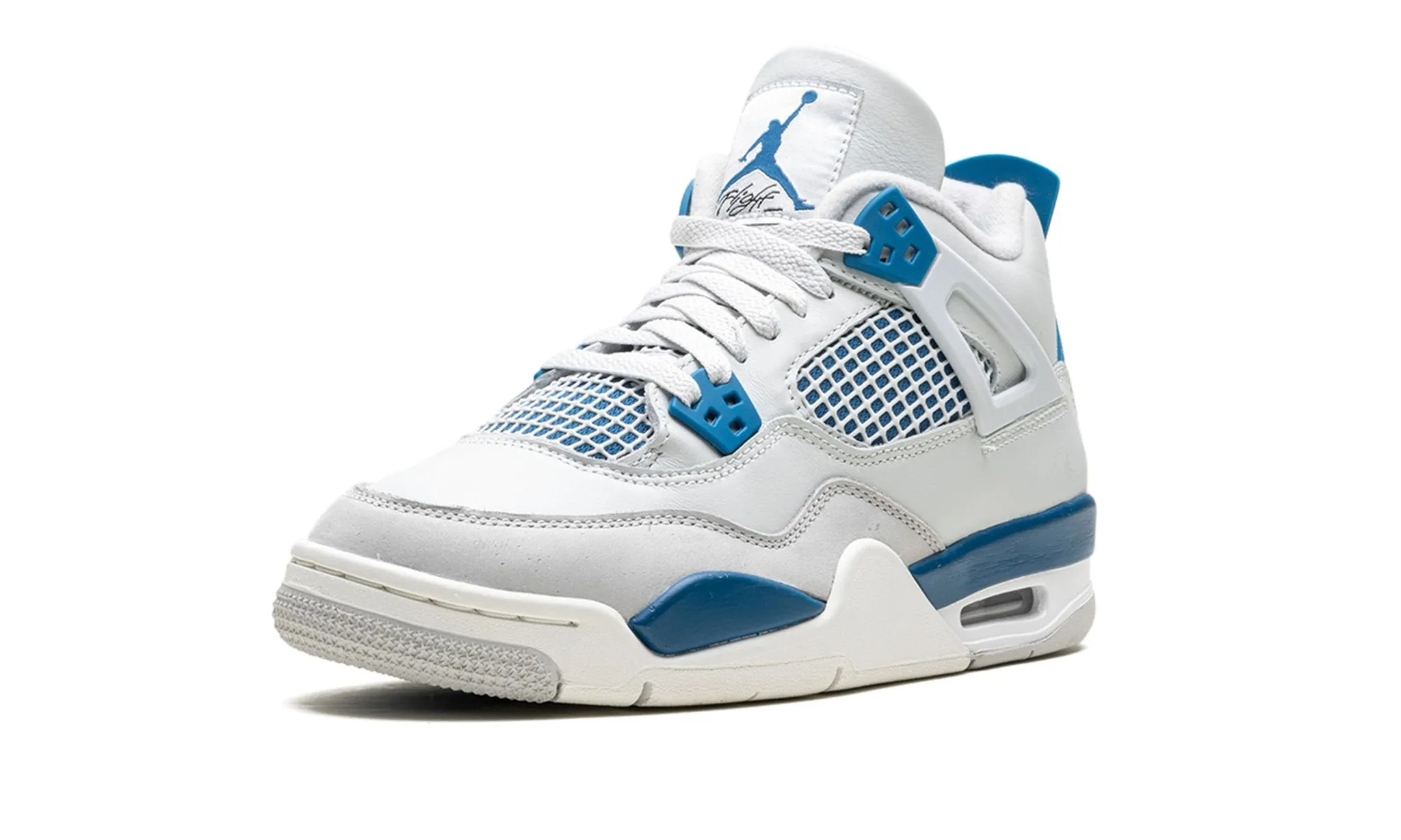Jordan 4 Retro "Military Blue" Grade School (2024) Trail Jog