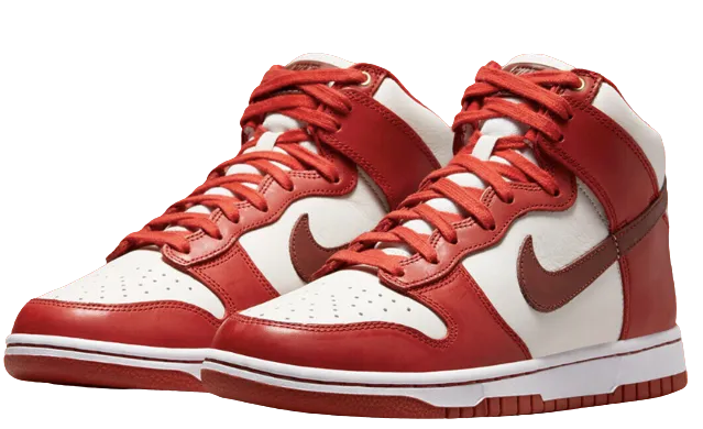 Relaxed Walk LightweightUpper Nike Dunk High LXX Cinnabar (W)