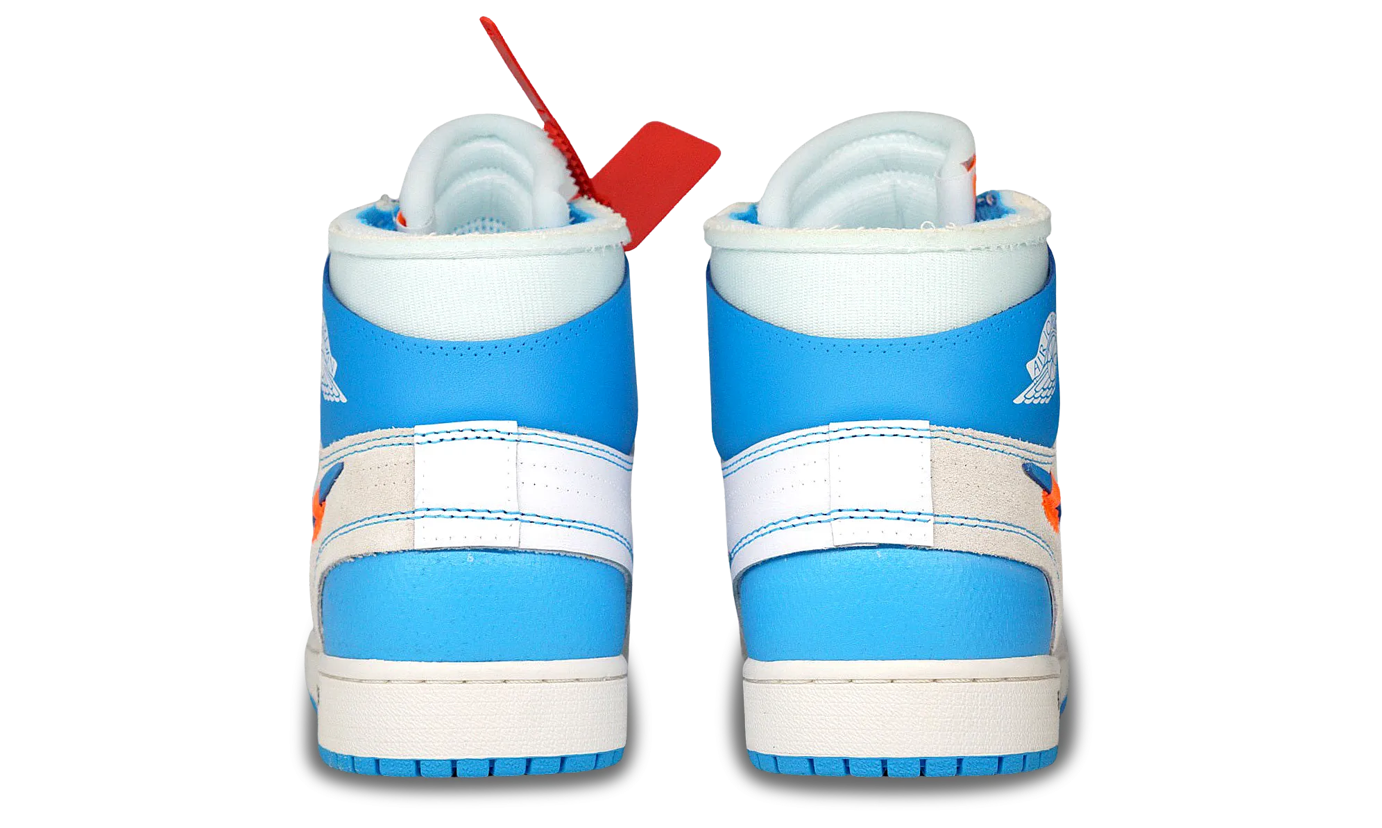 Nike Jordan 1 Retro High OG x OFF-WHITE UNC (AQ0818-148) Men's Size 10-12 Drive Ready Feet Wellness