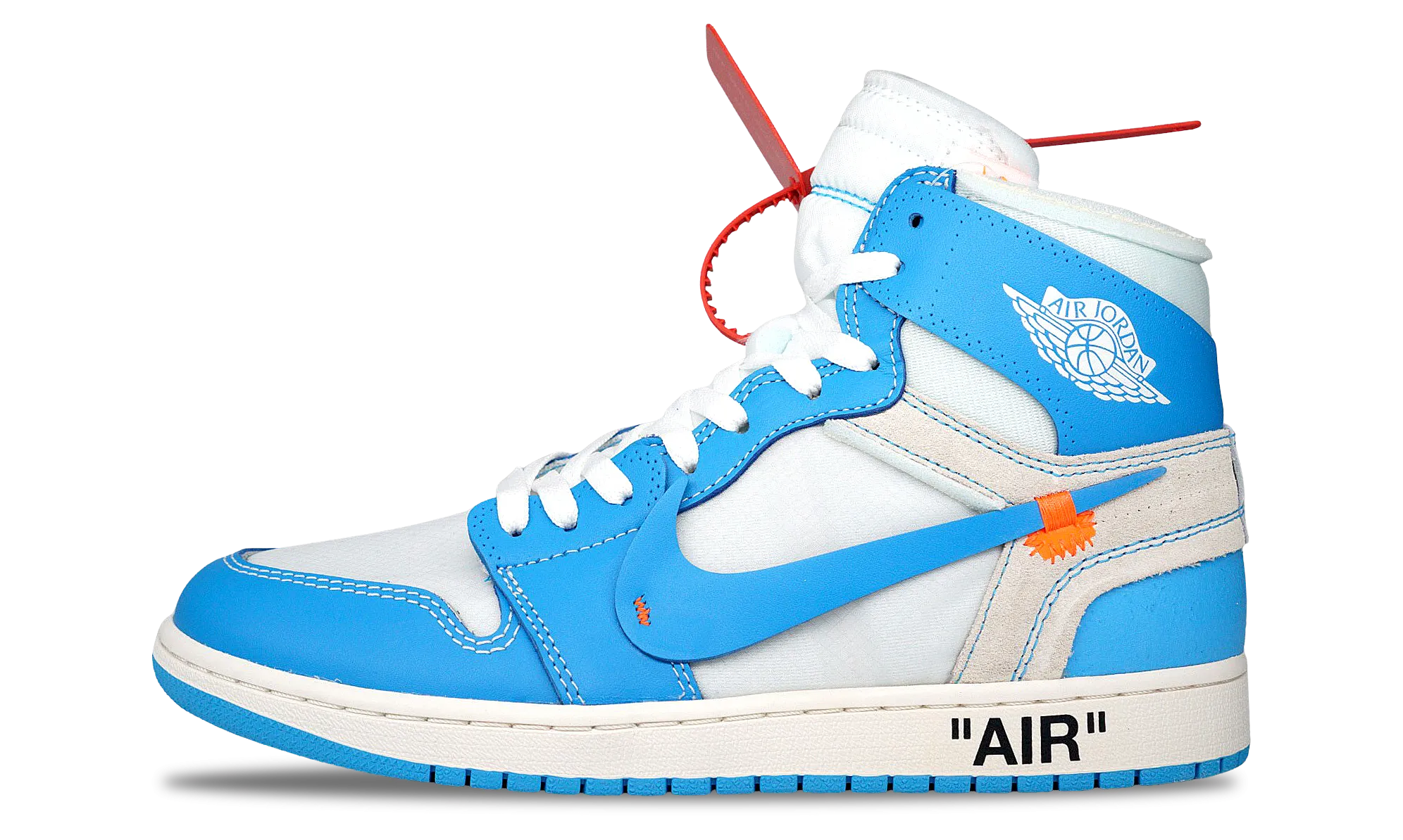 Light Activity Nike Jordan 1 Retro High OG x OFF-WHITE UNC (AQ0818-148) Men's Size 10-12