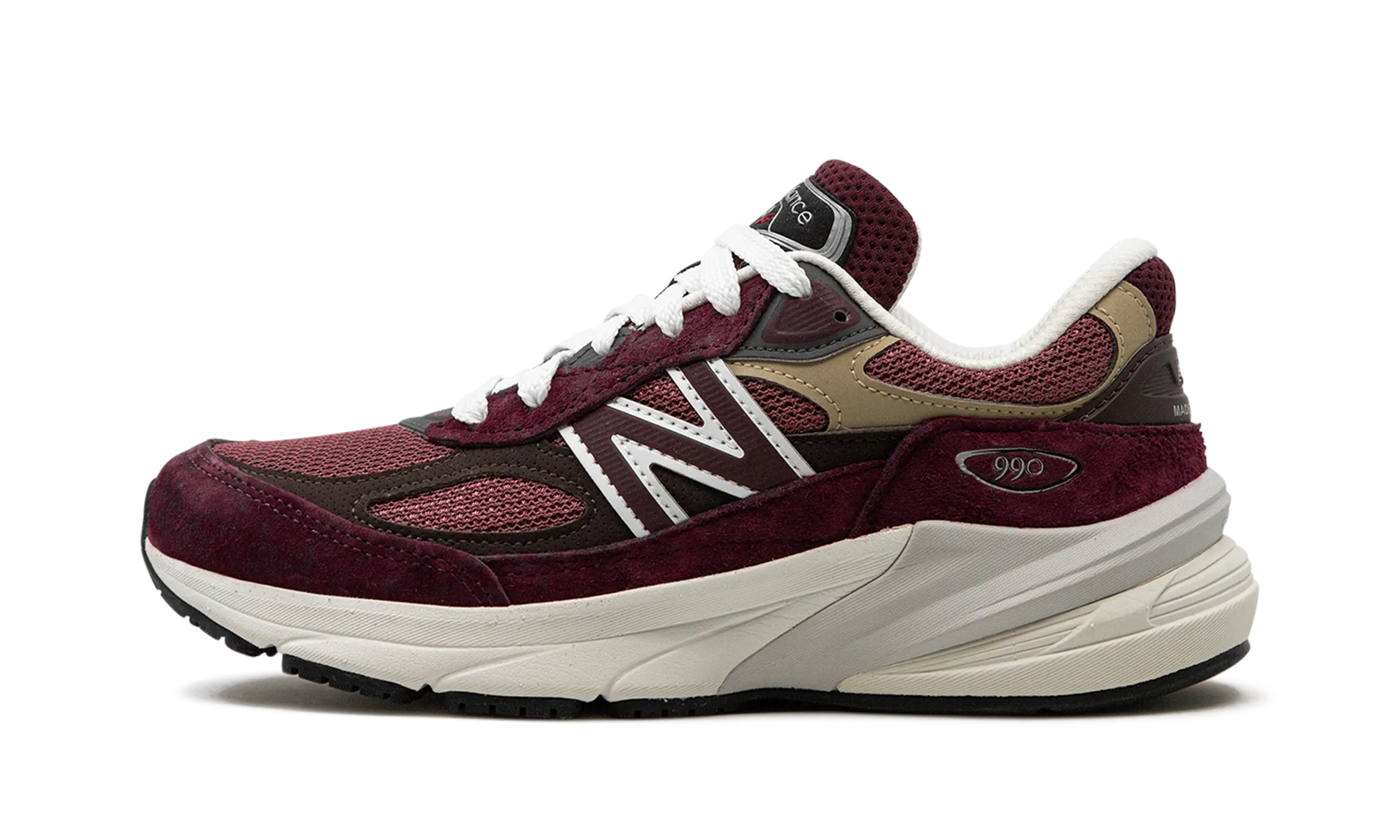 Durable Walk Chic Look 990v6 "Made in USA - Burgundy"