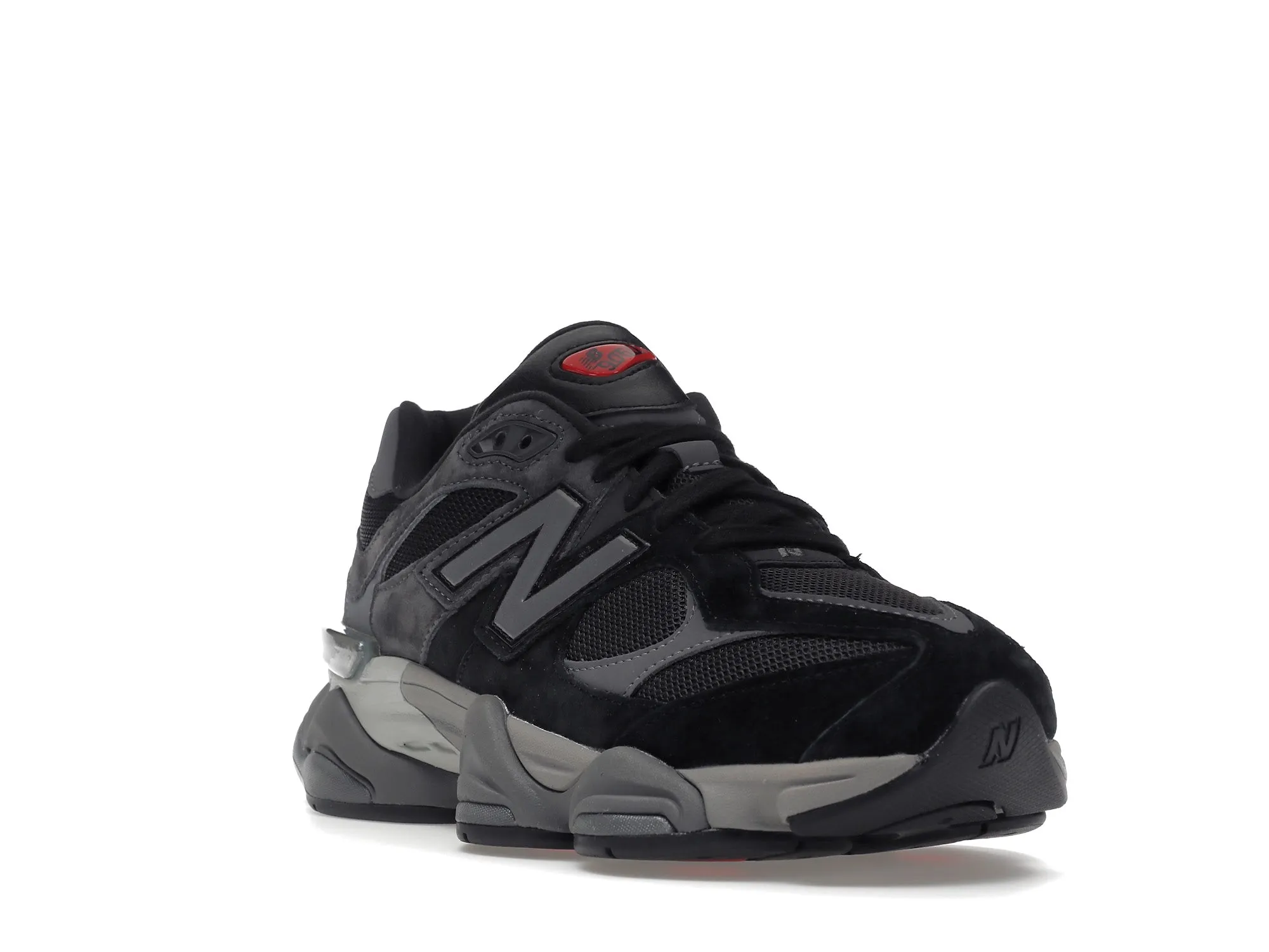 New Balance 9060 Black Castlerock Grey Camera Look Pearl Shine