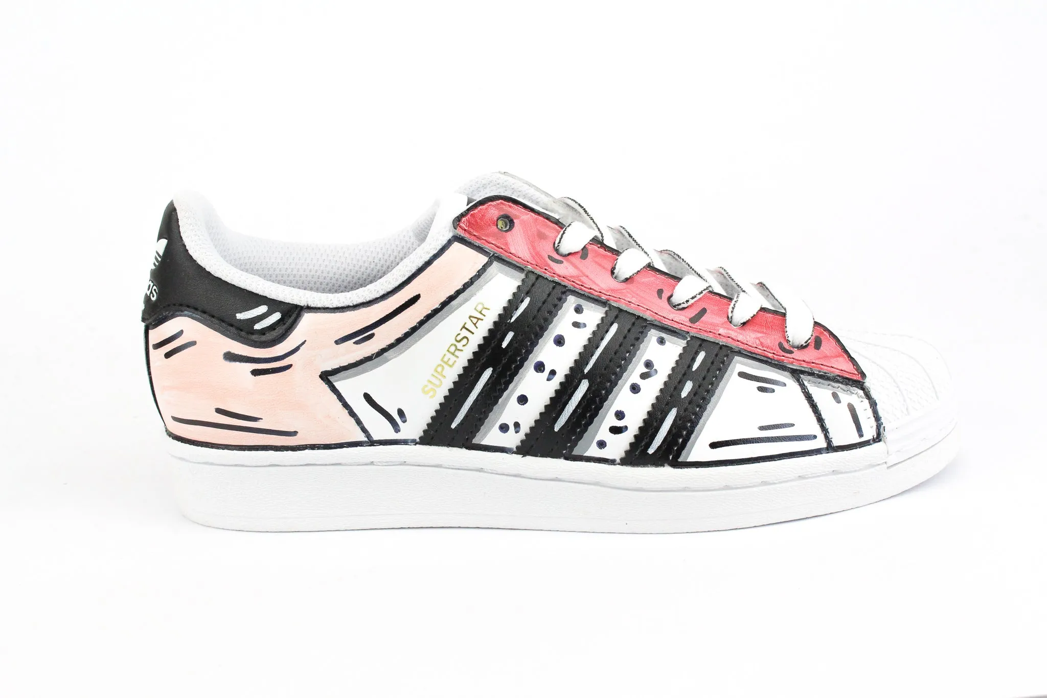 Glow Edge Current Hike Adidas Superstar Cartoon Rosa