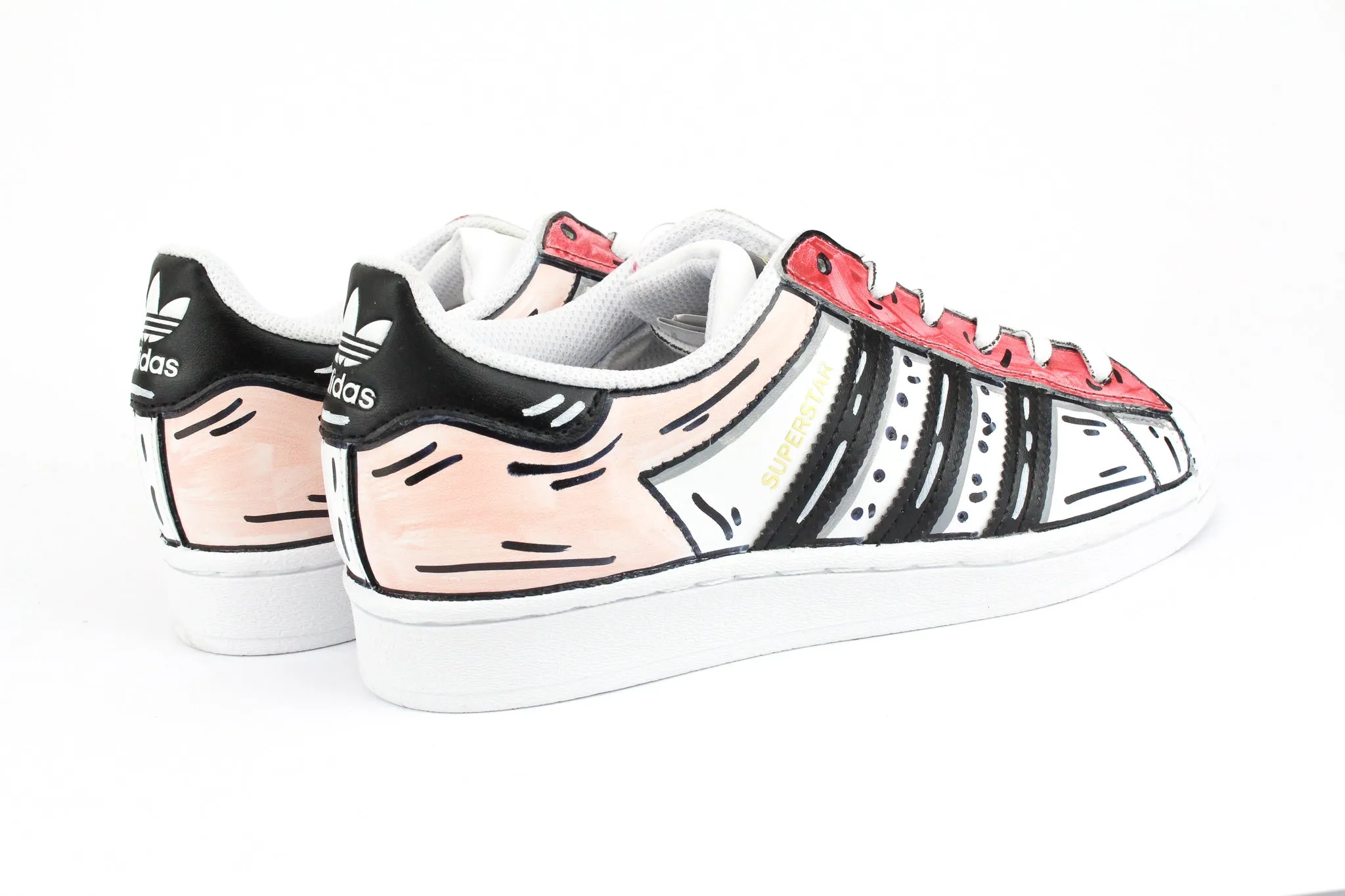Adidas Superstar Cartoon Rosa Stable Support