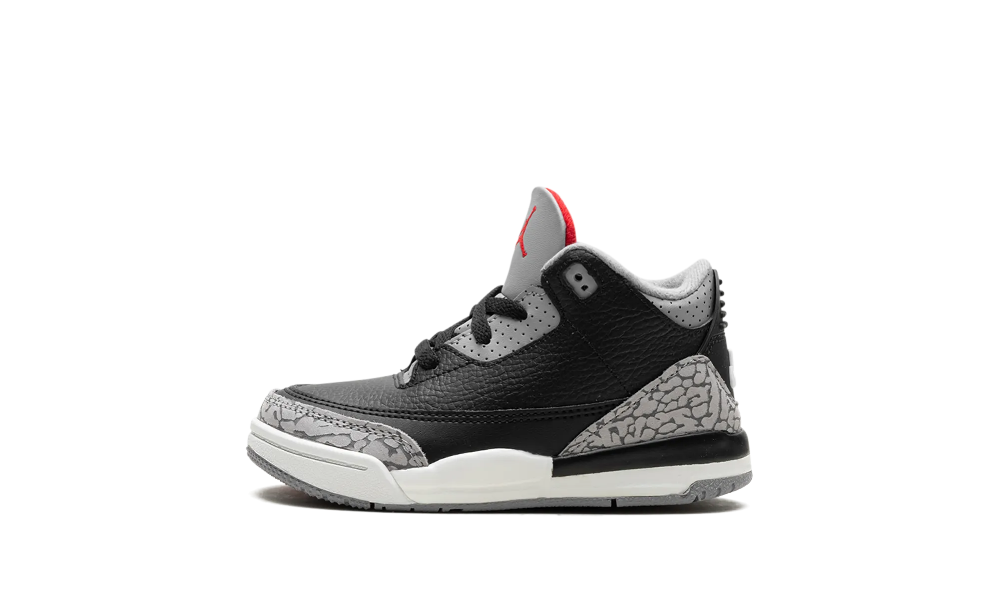 Street Pulse PU material Air Jordan 3 TD "Black Cement"