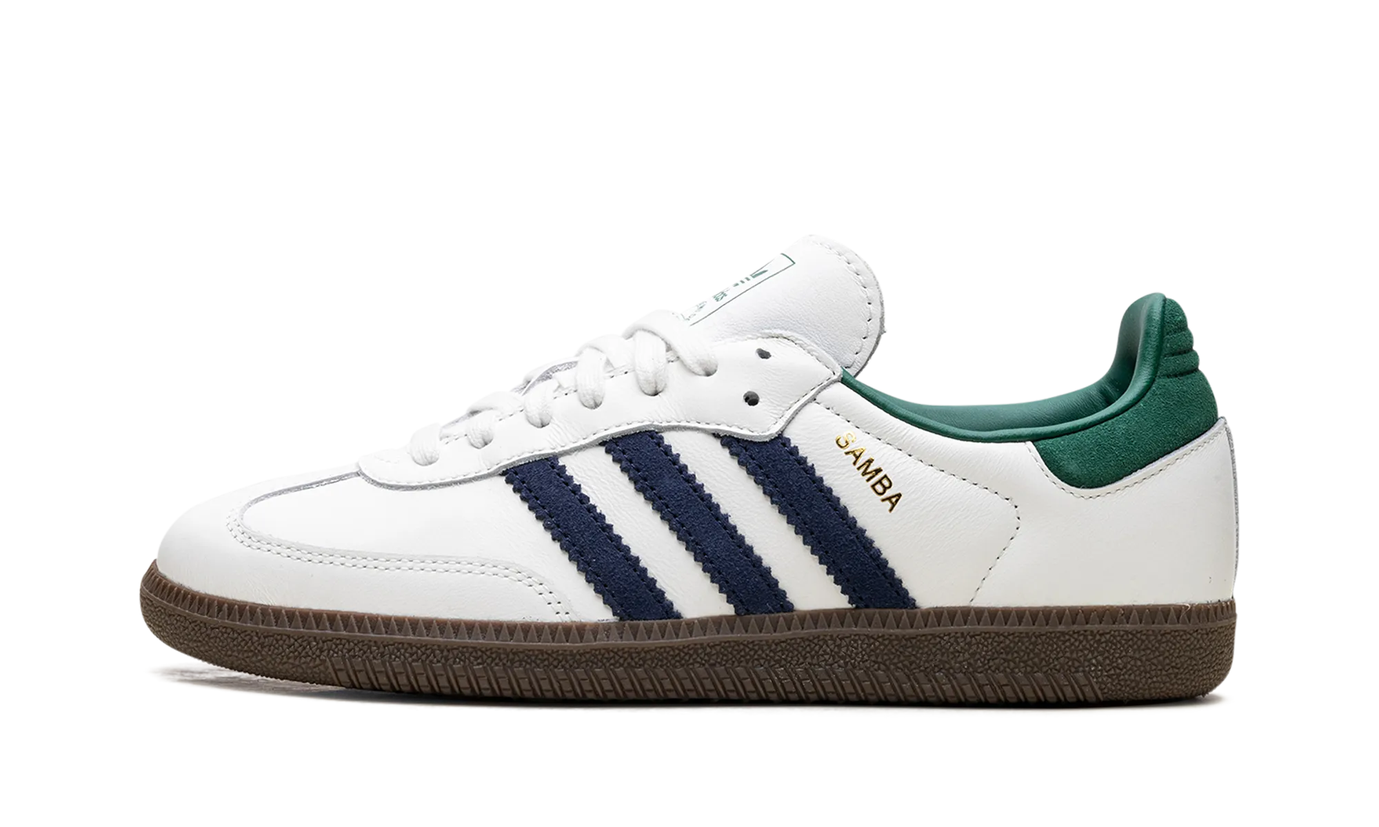 Samba OG "Black White Collegiate Green" No Stress Slip Free