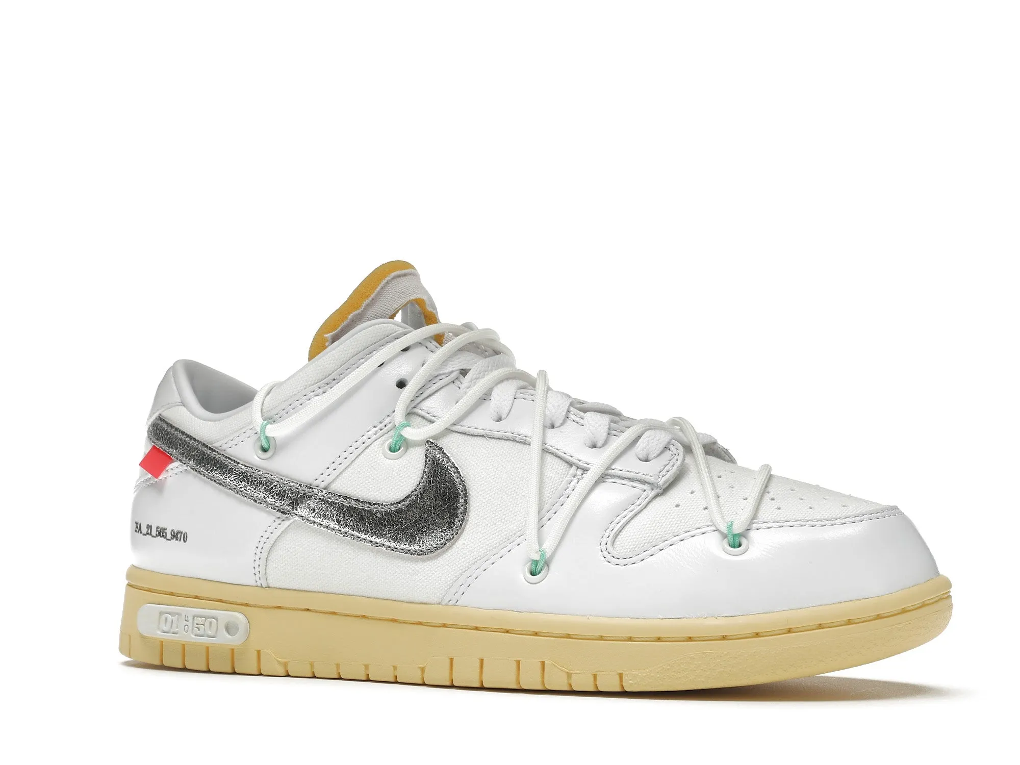 Nike Dunk Low Off-White Lot 1 Holiday Comfort Quick Gear