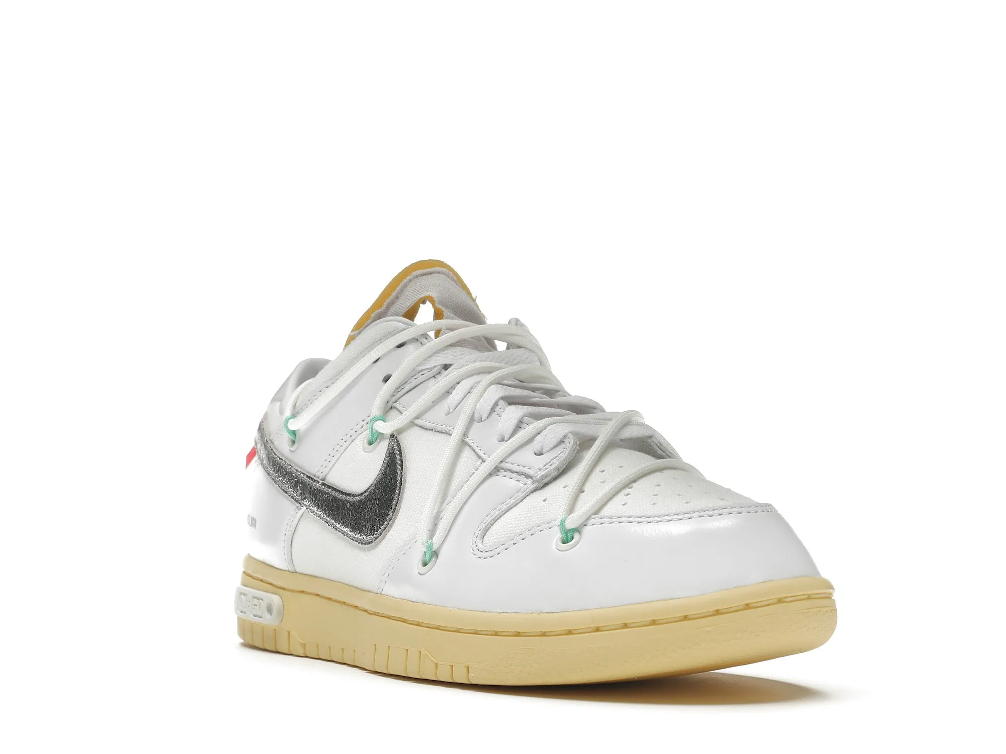 No Stitch Nike Dunk Low Off-White Lot 1