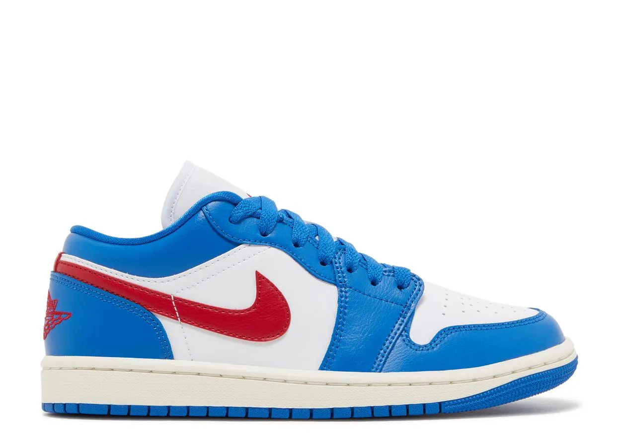 Neutral Vibe Lounge Fit Air Jordan 1 Low Sport Blue Gym Red