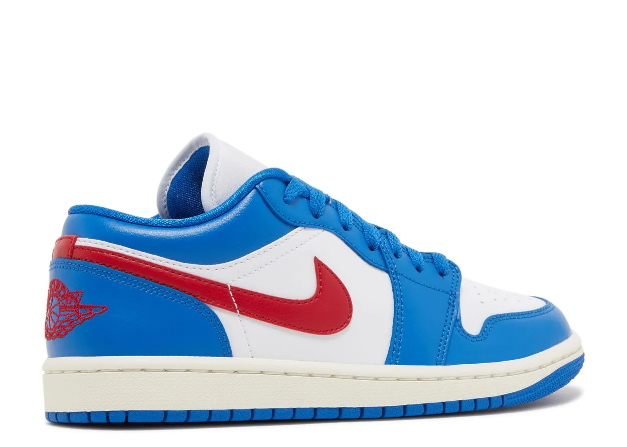 Air Jordan 1 Low Sport Blue Gym Red Anytime Wear